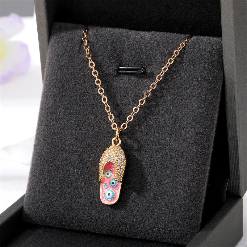 Collares de aleación de circón micro pavimentante para el ojo de los ojos al por mayor